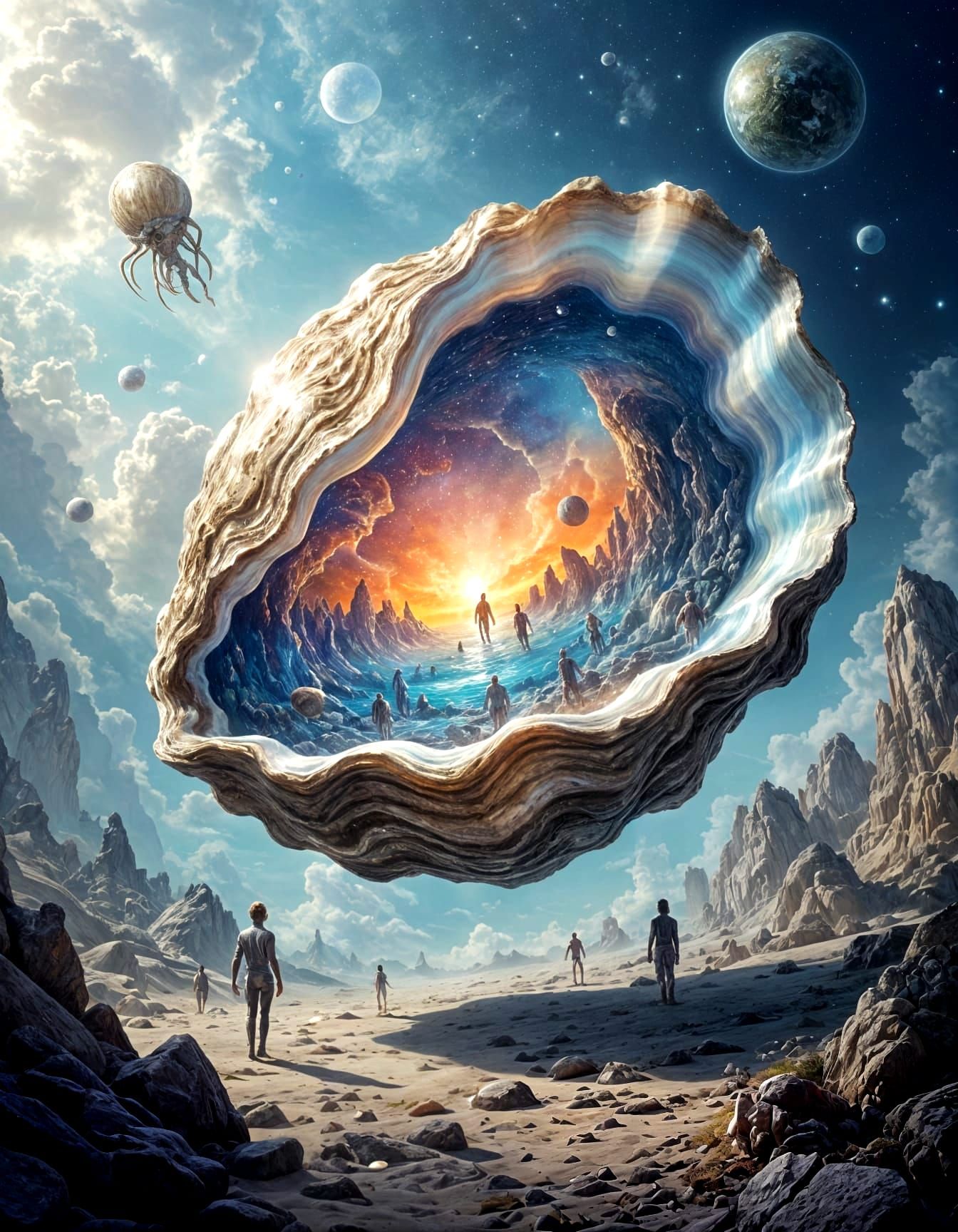 "Discovering Alien Worlds in a Giant Oyster Shell"