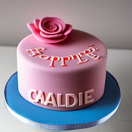 Eloquent Cake with Intricate Decorations