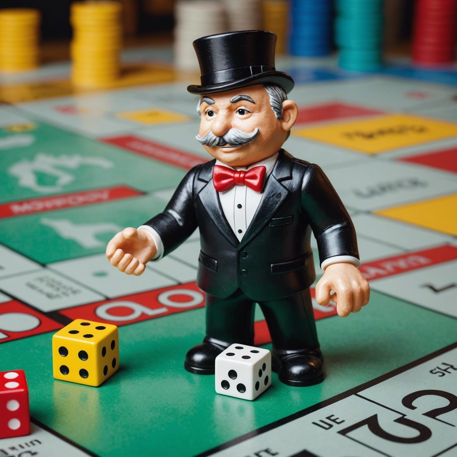 Hyperrealistic Life-Sized Monopoly Game Tokens