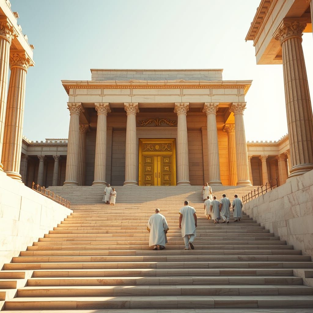 Second Temple on Temple Mount: Josephus Description