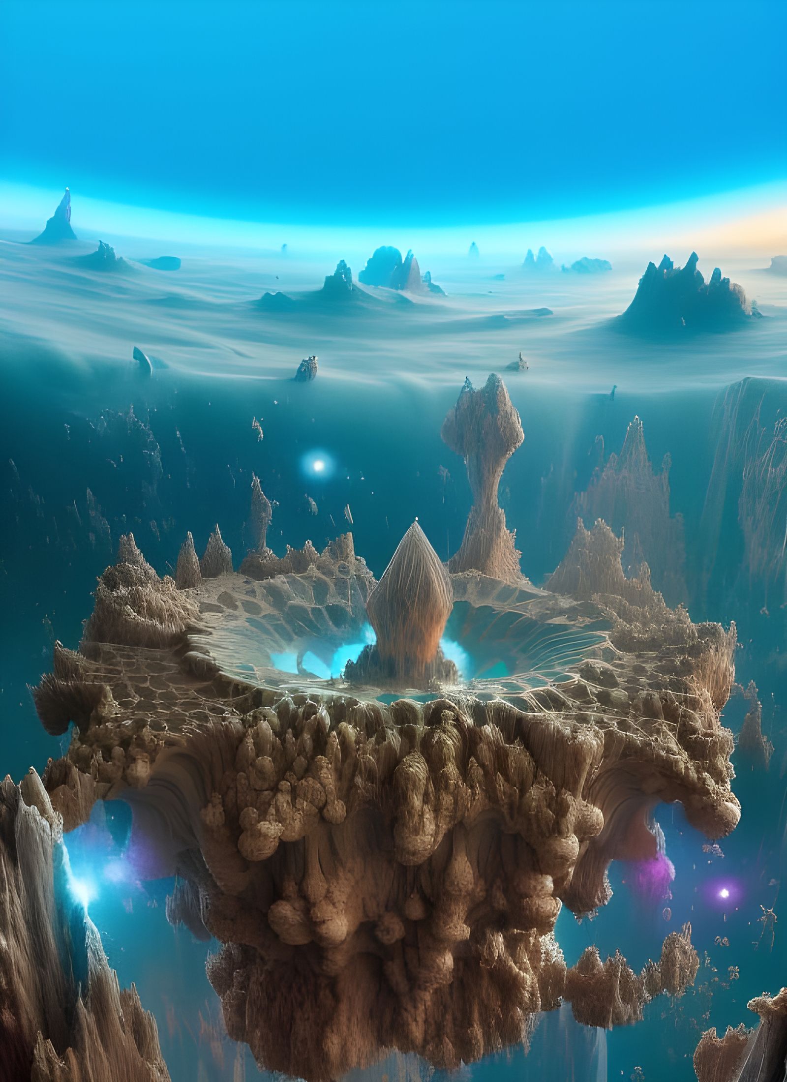 Hyperdetailed Fractals in Space as Photorealistic Painting