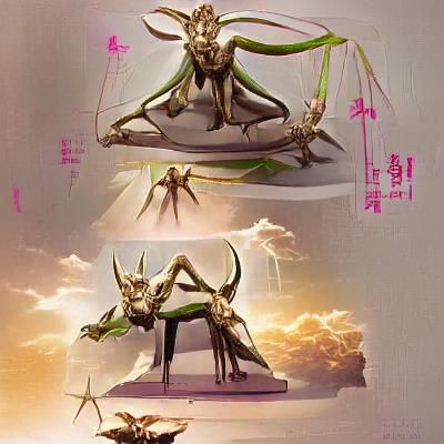 Majestic Manticore Digital Rendering