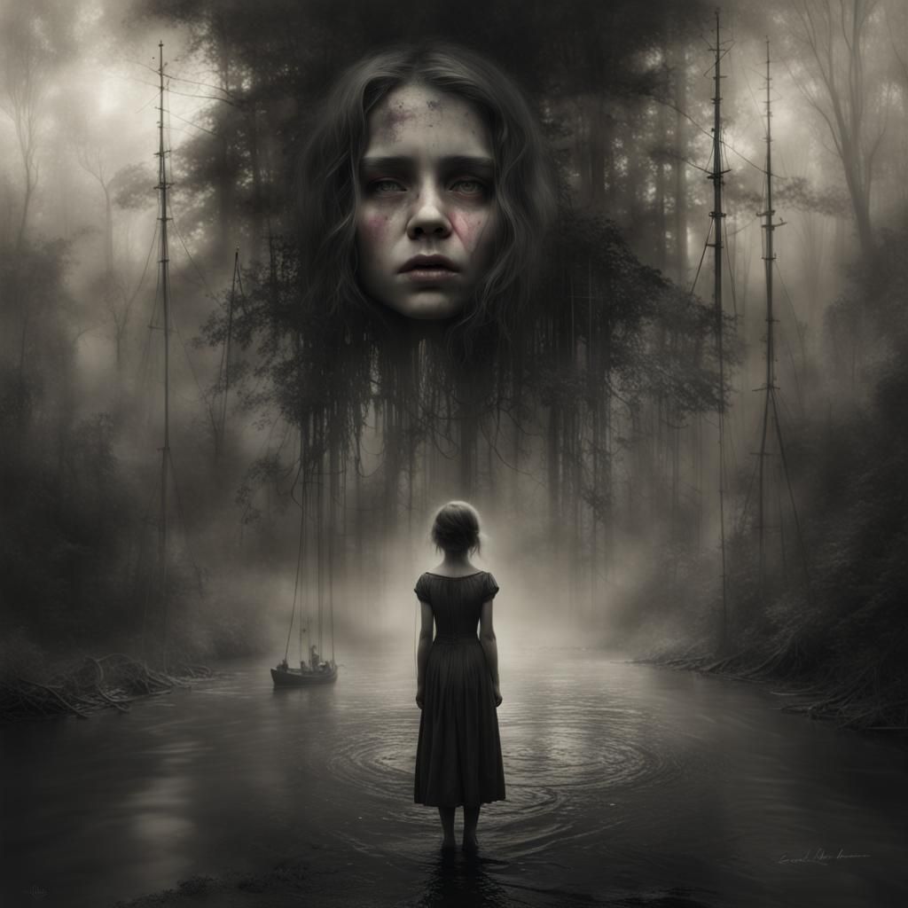 Depression Filter: Dark and Unsettling Digital Art