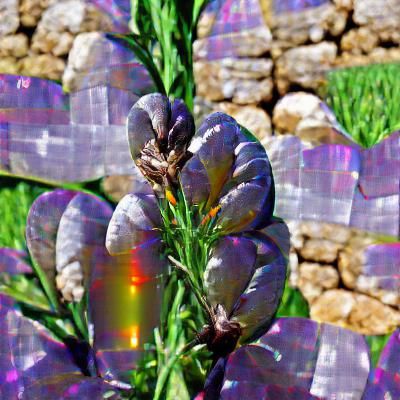 Sénanque Abbey Lavender Field in Iridescent Hues