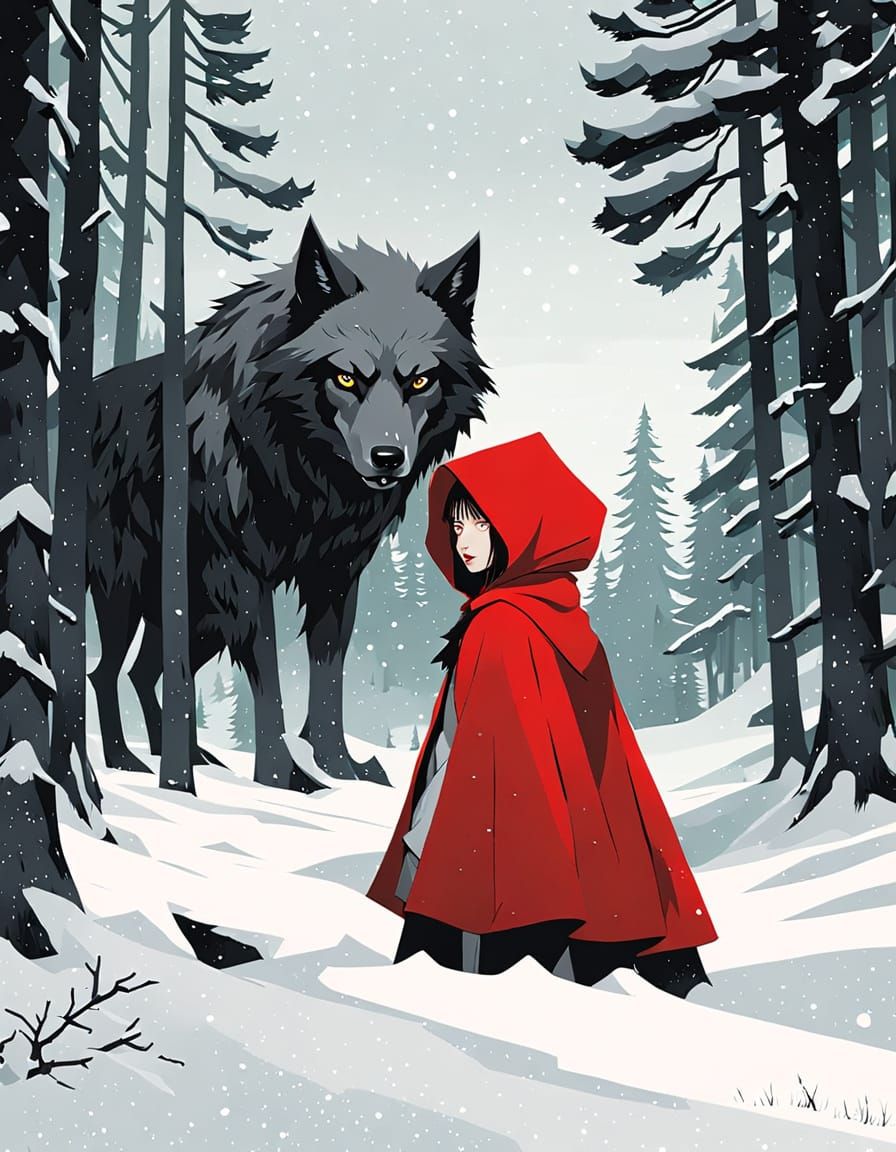 Little Red Riding Hood: Surreal Scandinavian Fairytale