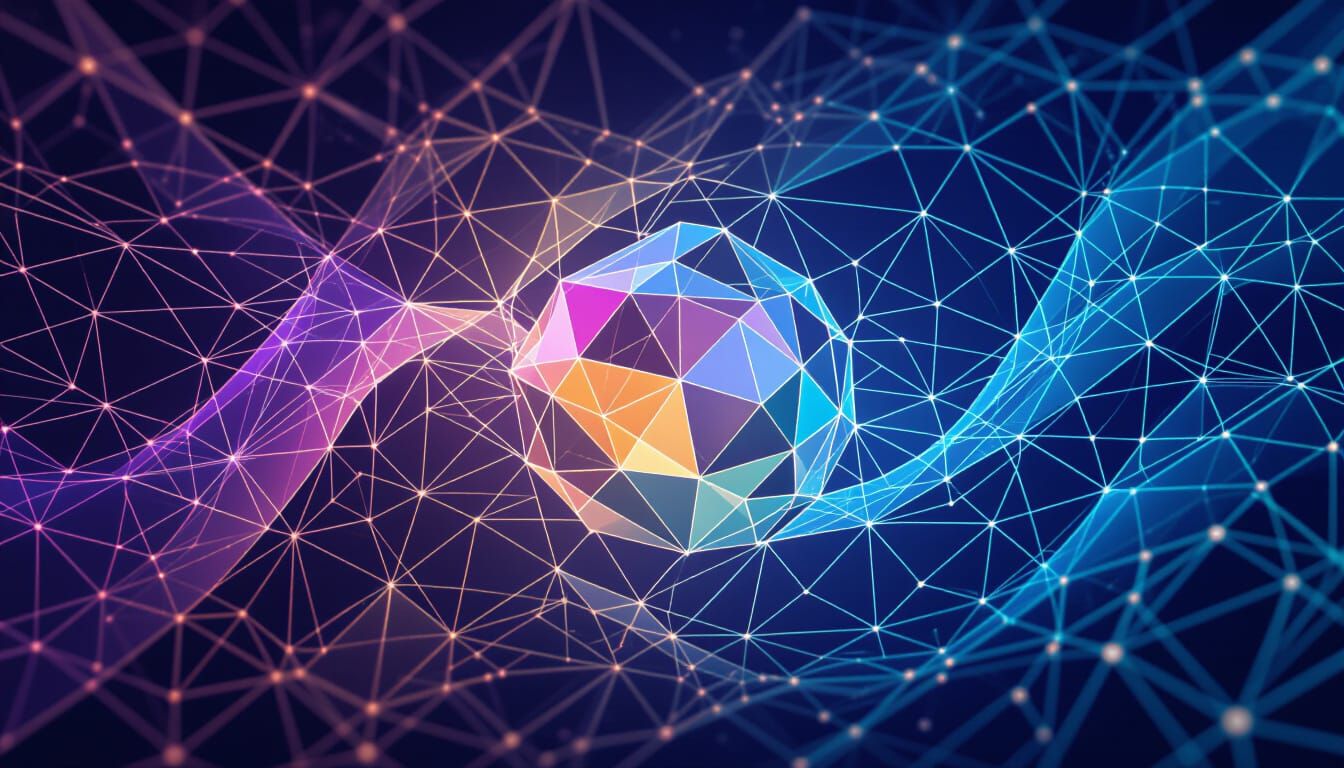 Refractional Mesh of Organic Crystals with Light Beams