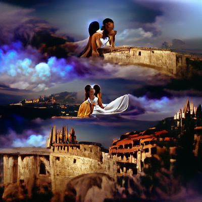 Pele and Hiiaka: A Tragic Ode as Matte Painting