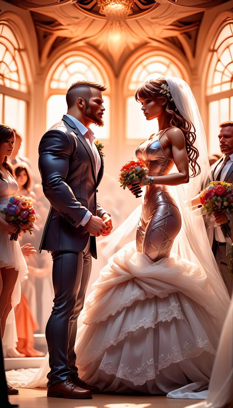 wedding ceremony Wrestling Action Figures
