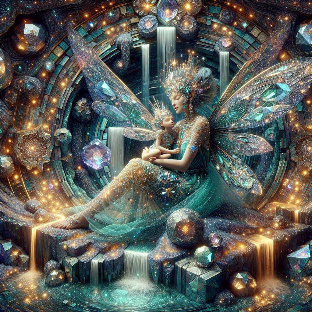 Crystal Mosaic 🧚‍♀️ Waterfalls