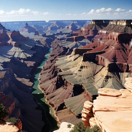 AI Generated Image of the Grand Canyon
