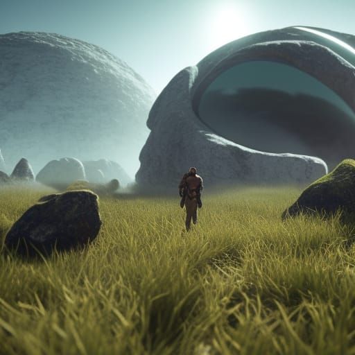 Humans on an Alien Planet: 3D Game Cinematic