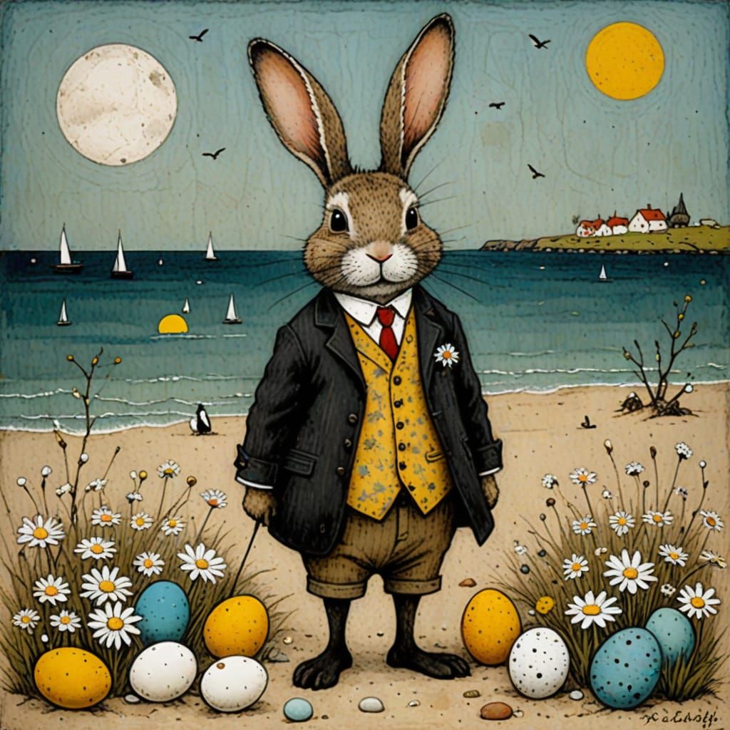 Easter Beach Punk Scene