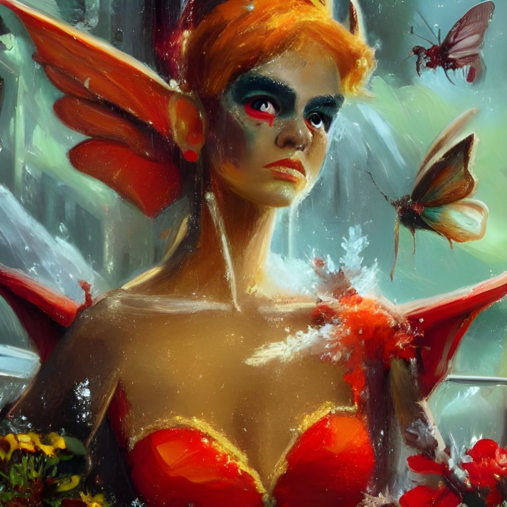 Cyberpunk Portrait of Snow White in Daylight