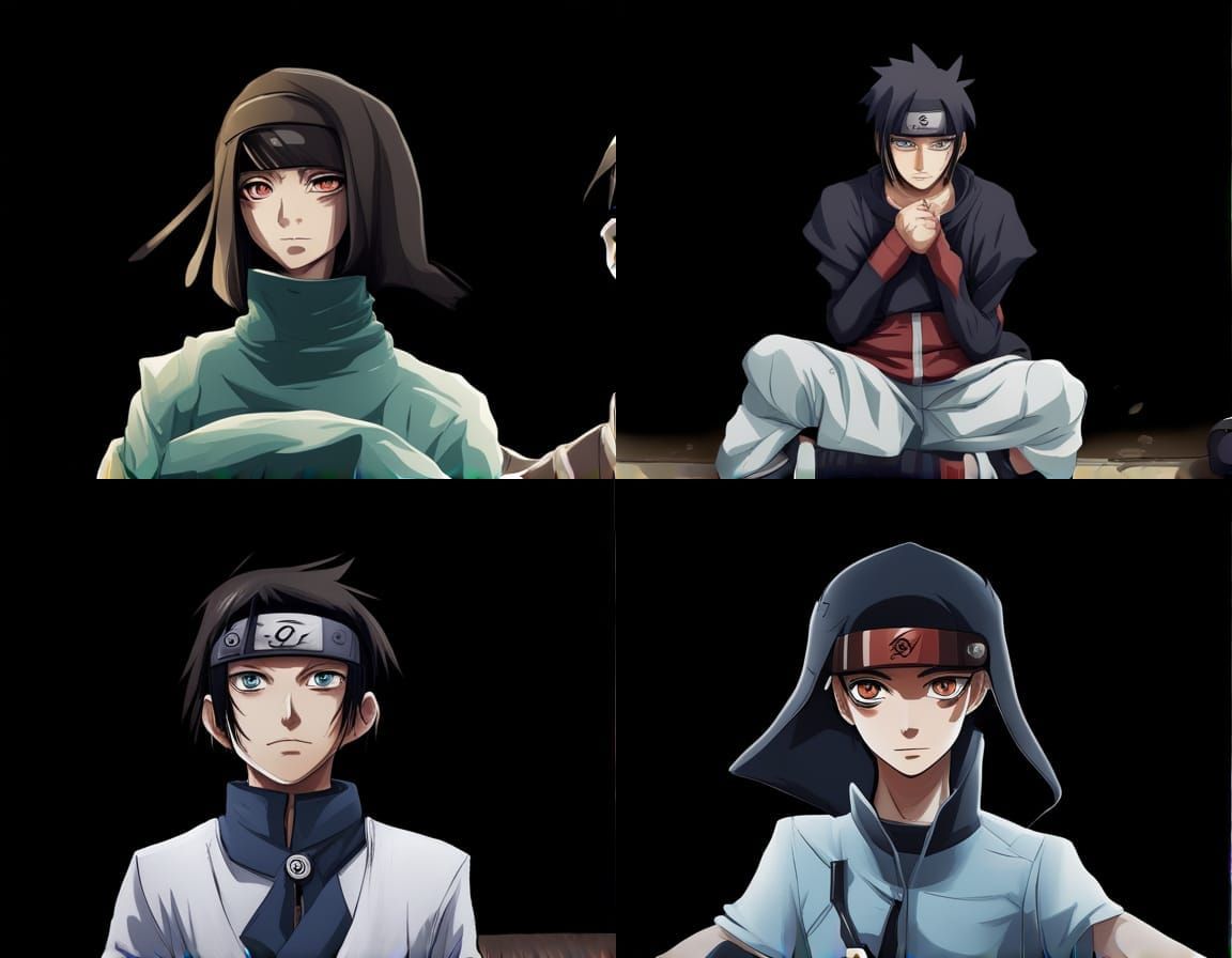 Naruto-Style Ninja Anime Key Visual