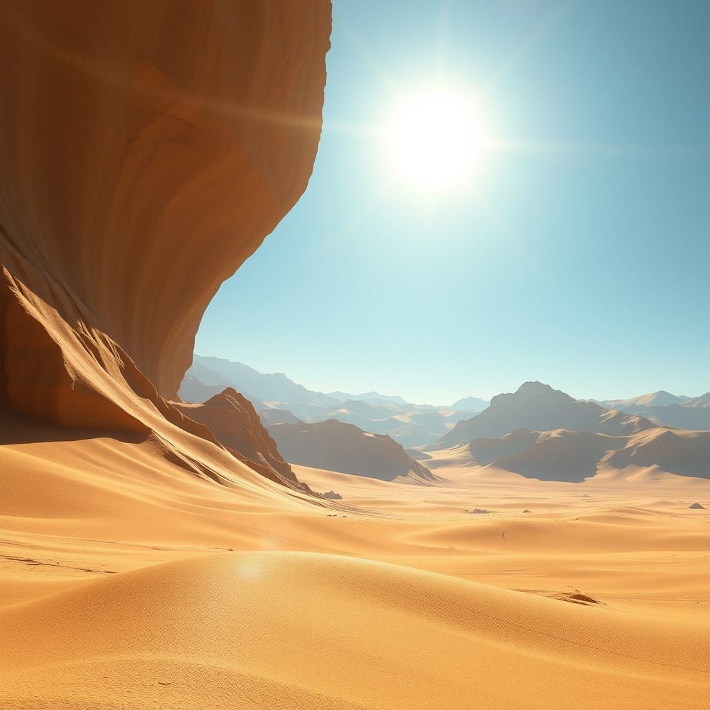 Desert Dissolution of Ideologies into Light