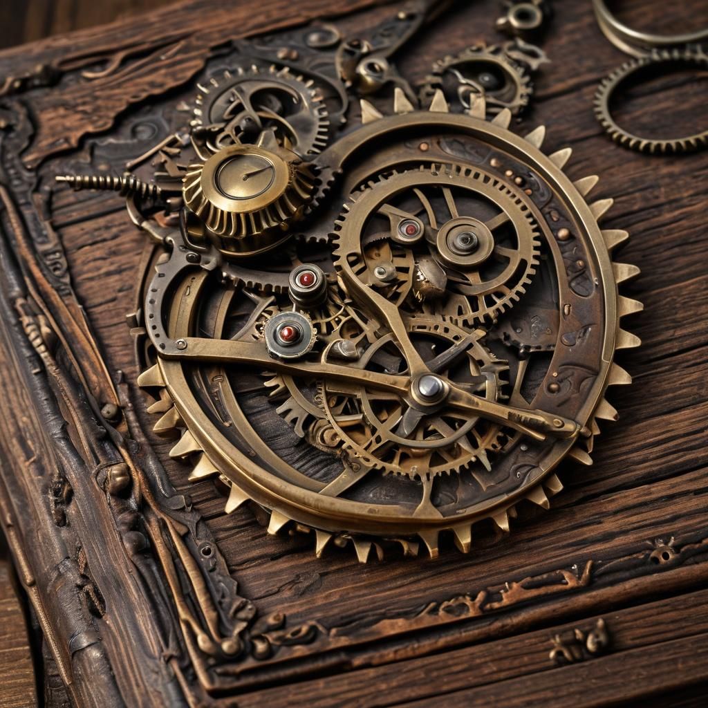 Steampunk Clockwork Animal with Brass Details