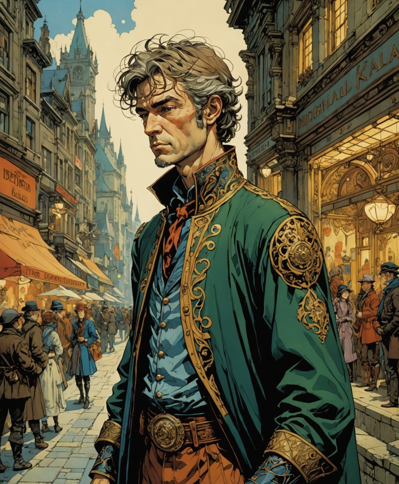 Impressionist Anime Masterpiece in Painterly Style