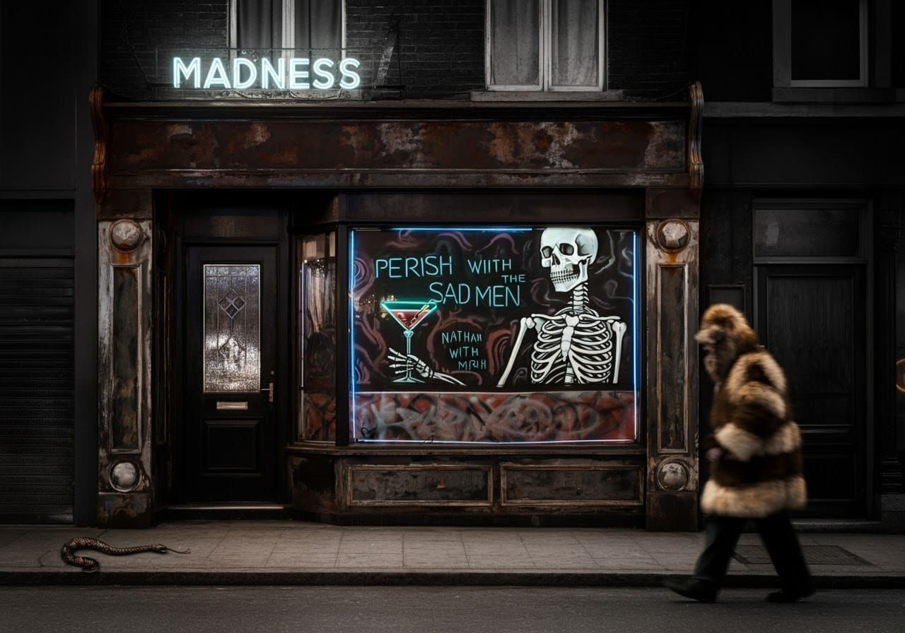 Surrealism in a Neon Twilight