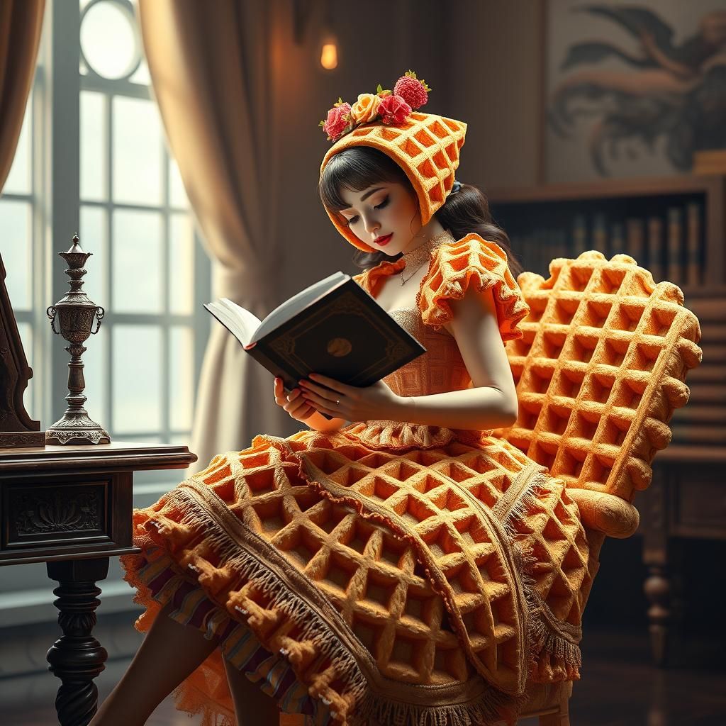 Waffle Woman: A Fantasy Concept Art