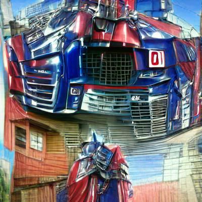 AI Image of Optimus Prime