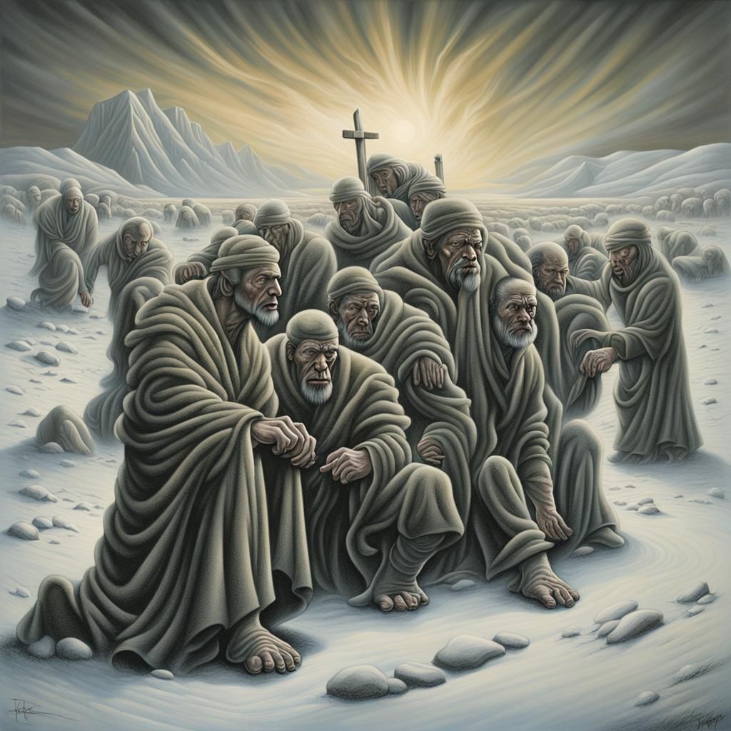 Winter Stonehenge in Howson Style: Matte Painting