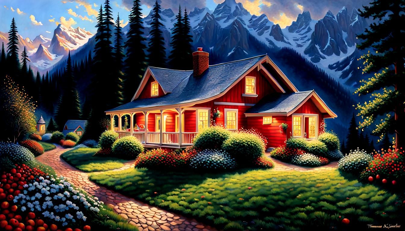 Apples in Accelerated Perspective, Painterly Photographic St...