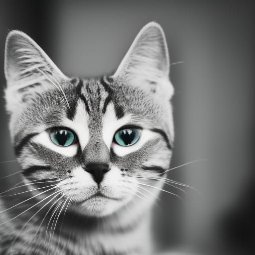 Professional Cat Photography with Bokeh Effect