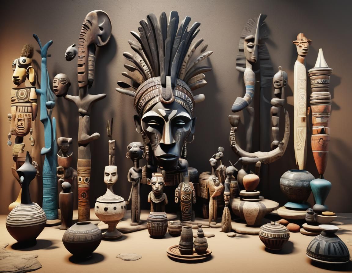 African Art Collection in Unreal Engine