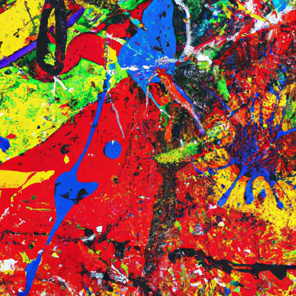 Earthquake in Graffiti Art Style