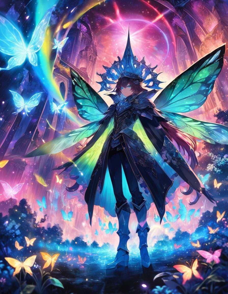 Cosmic Demon Casts a Spell in Elaborate 80s Anime Style