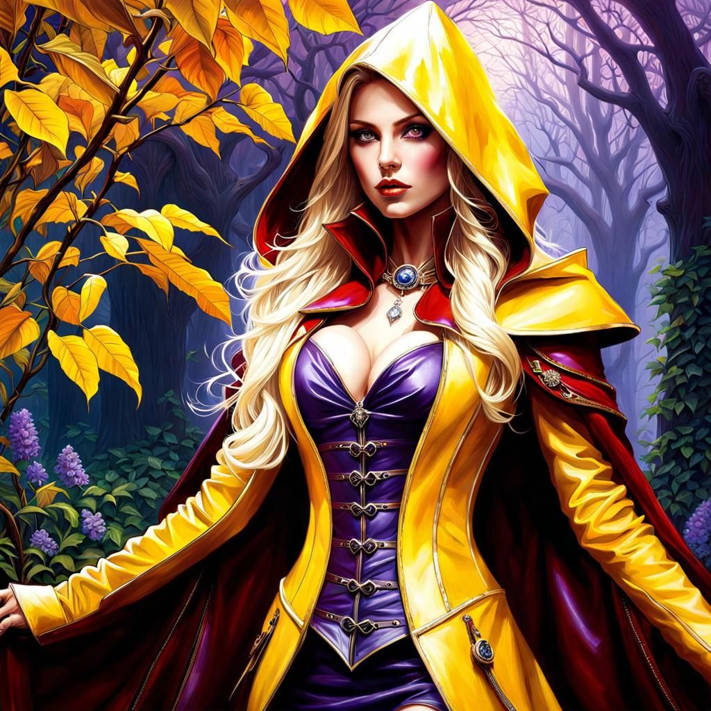 Gothic Sun Princess in Fairytale Style