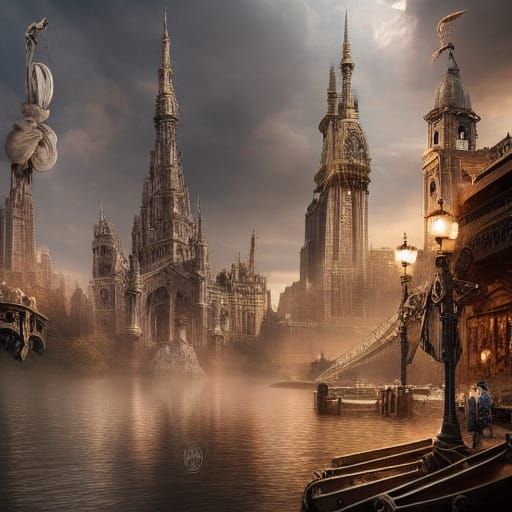 Valentine's Day Digital Matte Painting