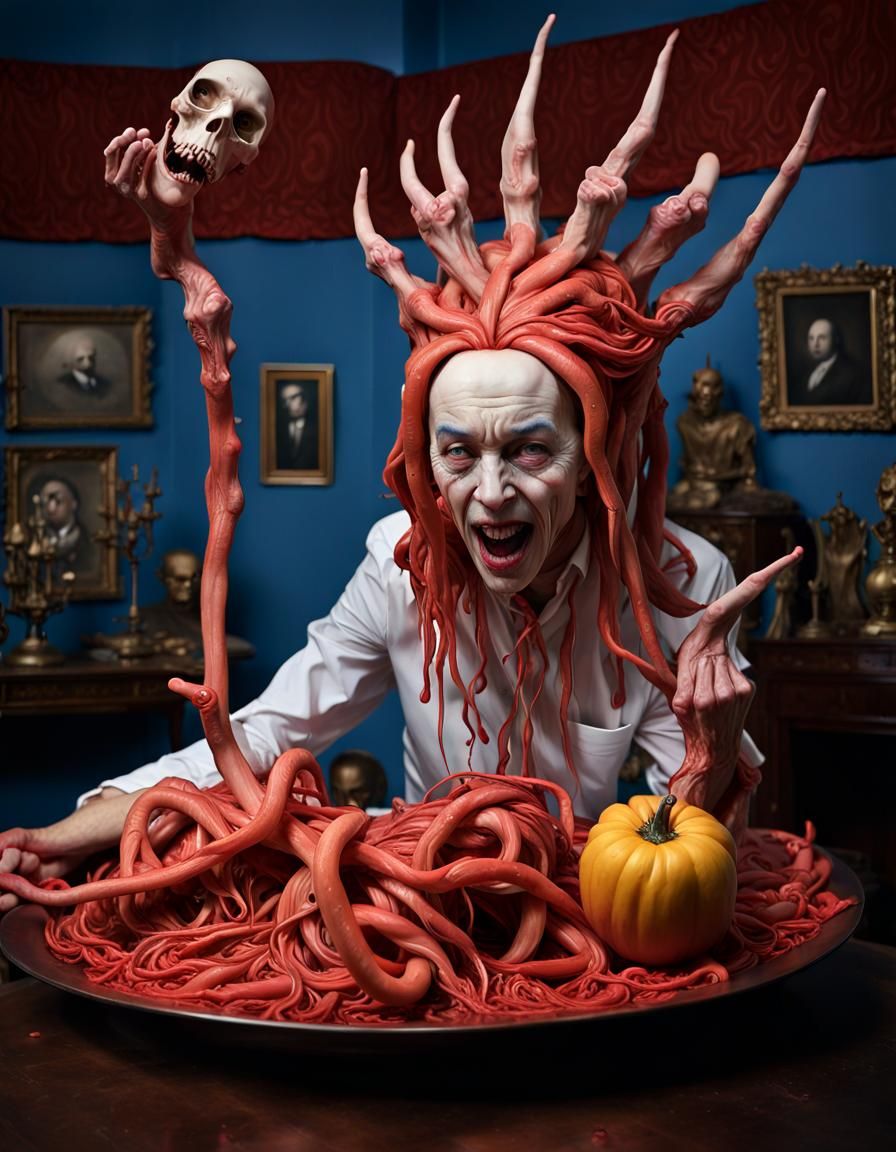 Surrealistic Satanic Panic Dreamscape: Hypervivid Stop Motio...