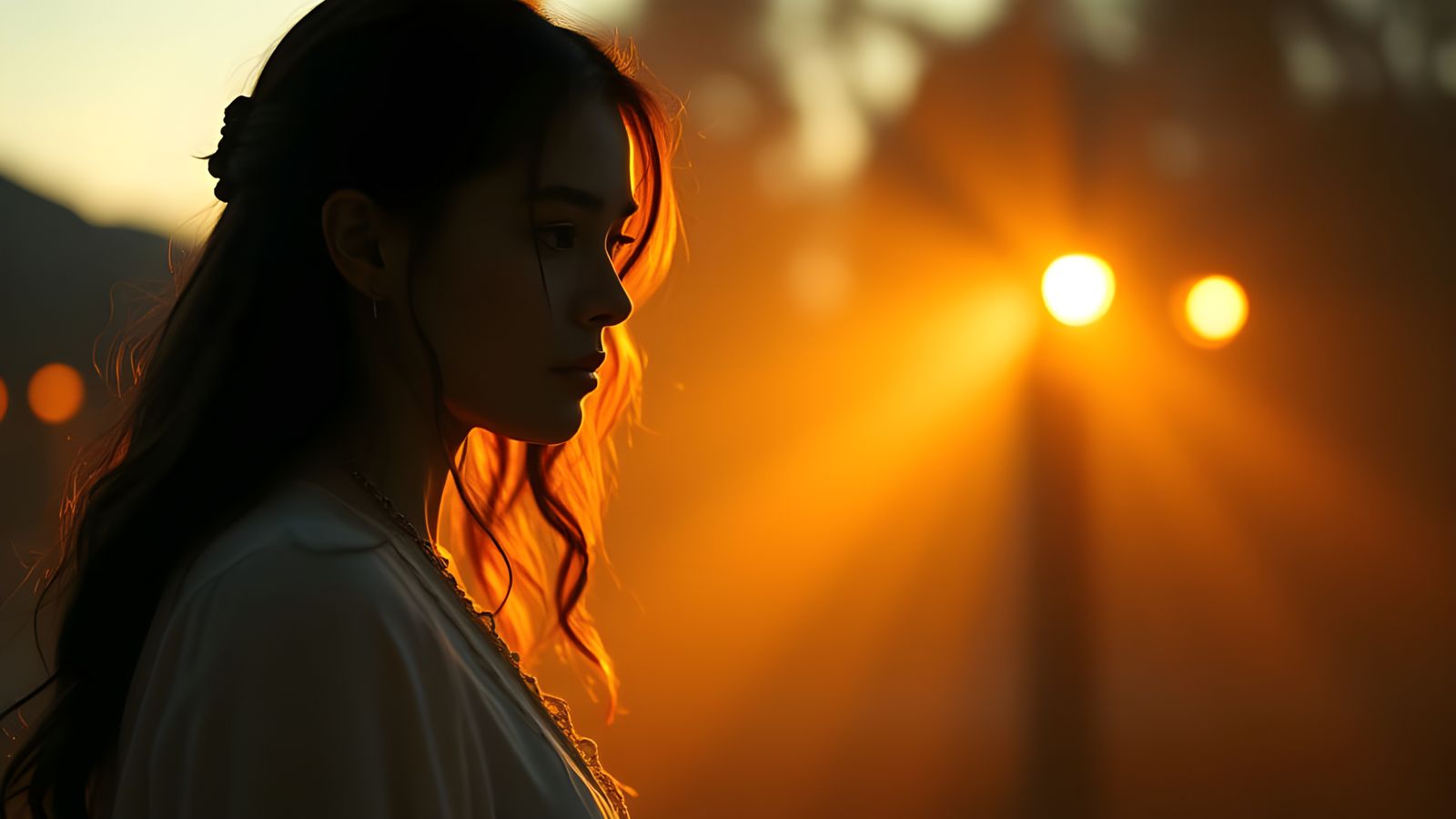 Elena's Sound-World: Cinematic Film Still