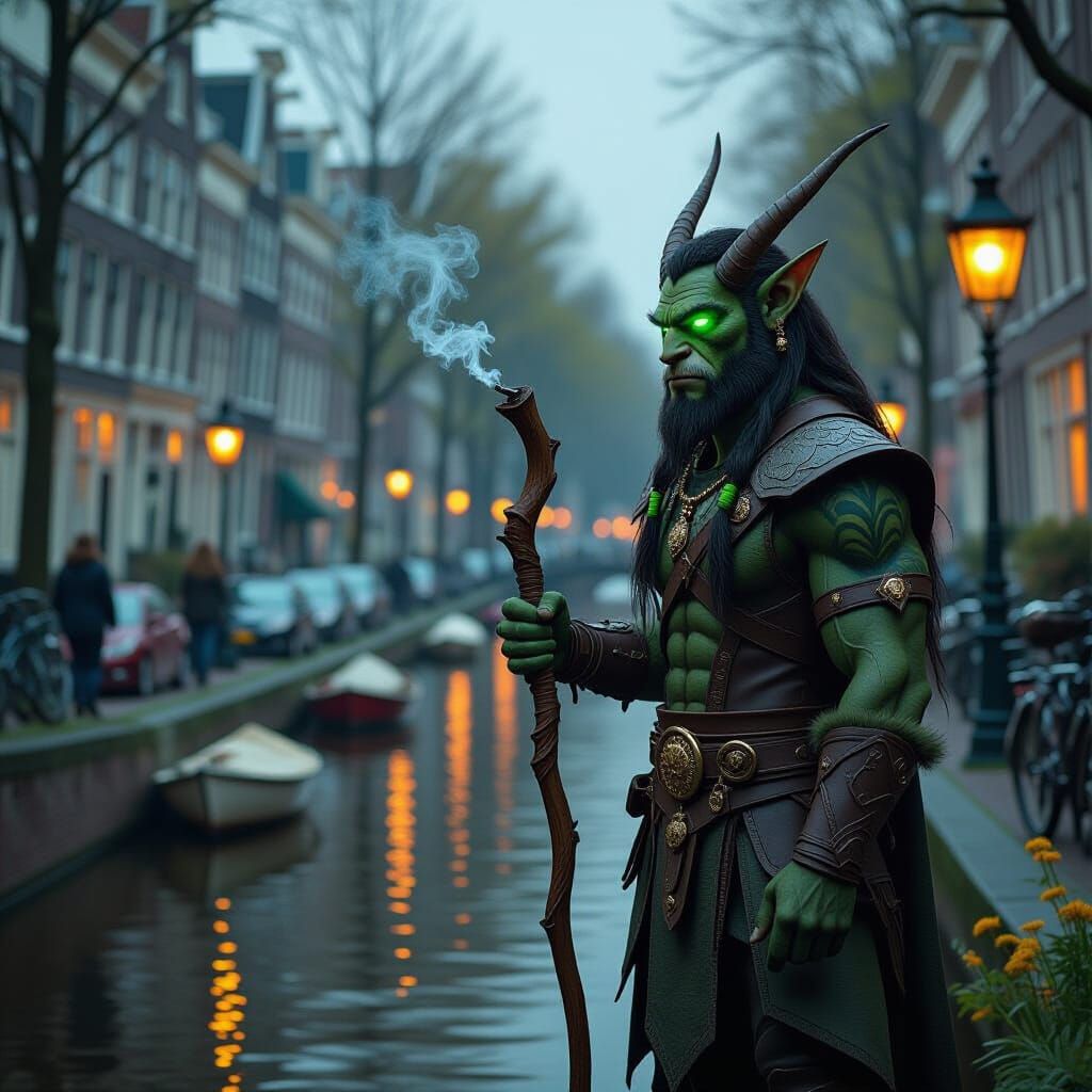 Tauren Druid in Amsterdam: Cinematic Fantasy