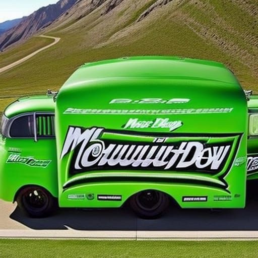 Mountain Dew Themed Surreal Landscape