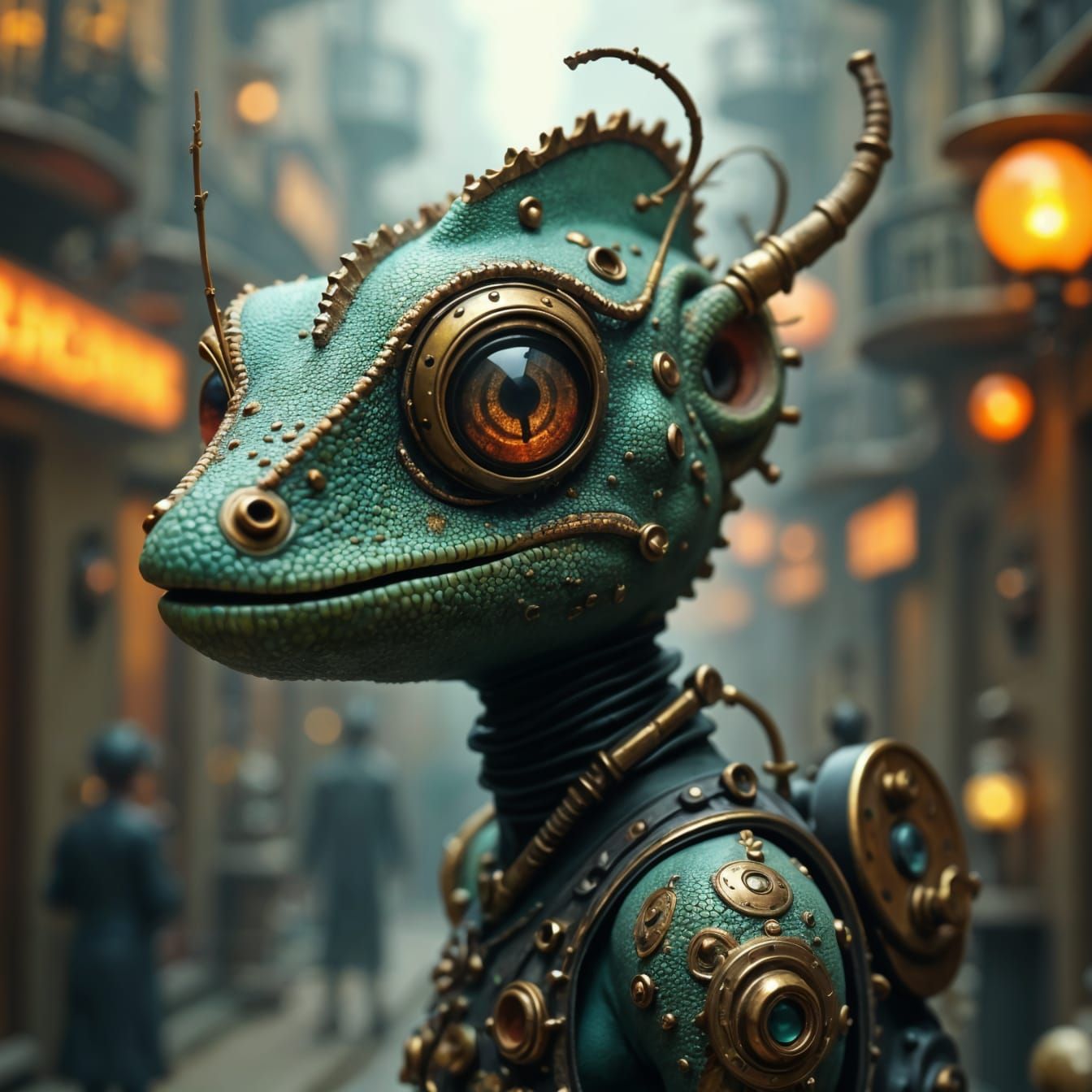 Steampunk Chameleon