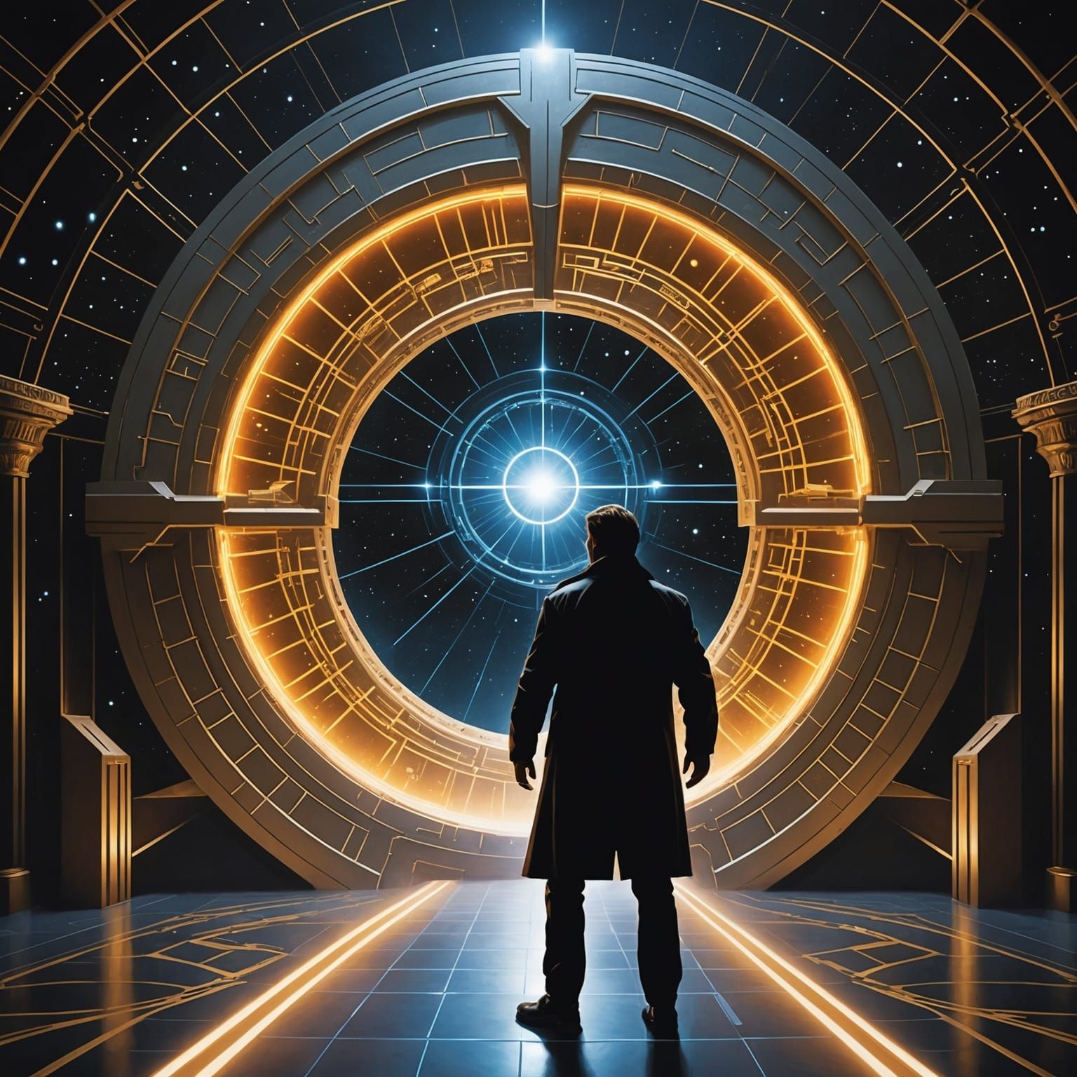 Quantum Leap Through the Stargate Conceptual Art