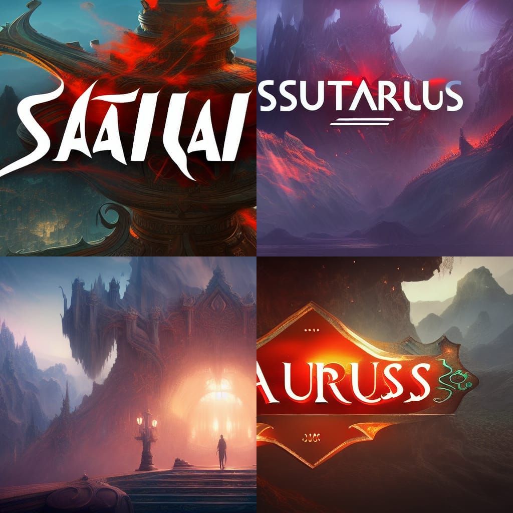 Status App Logo as Detailed Matte Painting