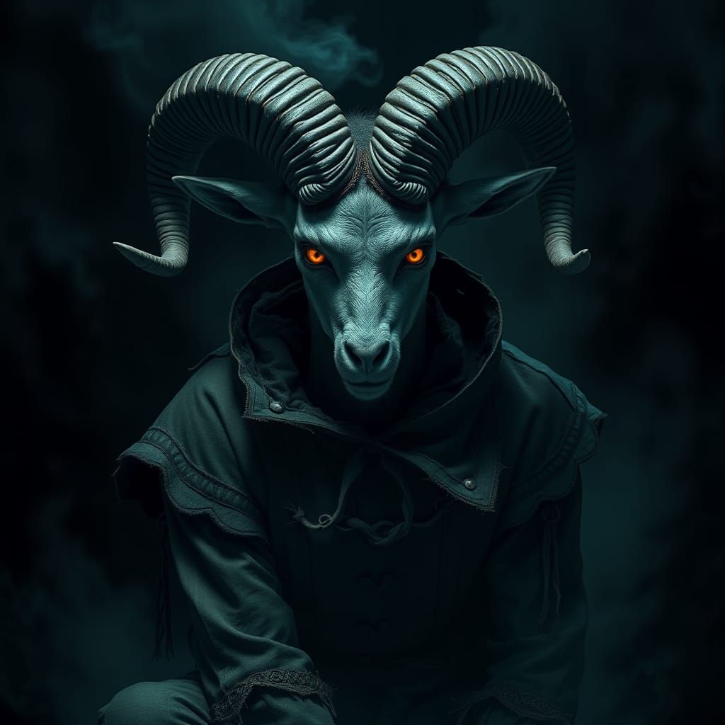 Disturbed Dwarf in a Nightmarish Setting