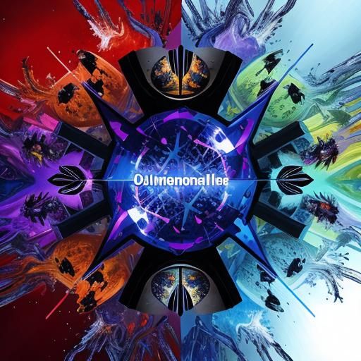 Abstract Vector Geometry in Holographic Synthwave Style