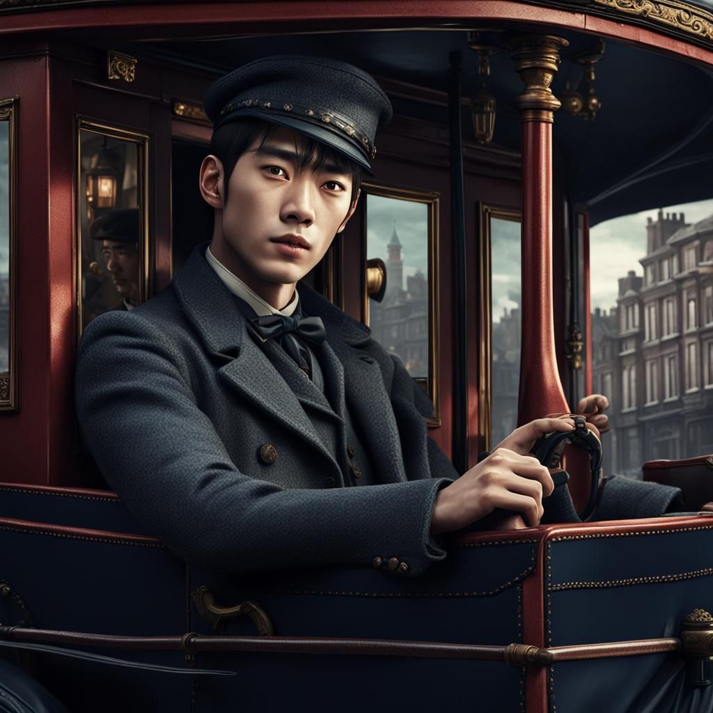 Seo Kang Joon in Victorian London Cab