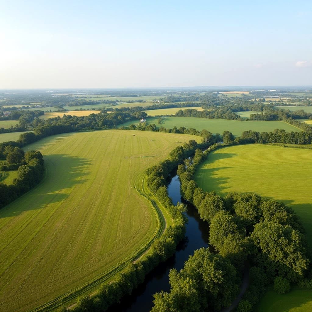Idyllic Countryside Scene in Münsterland