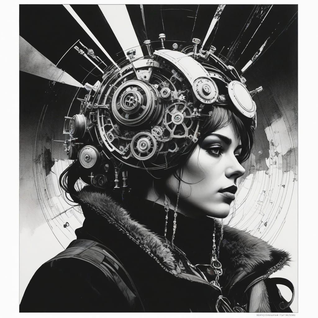 Otherworldly Forces in an Art Nouveau Style