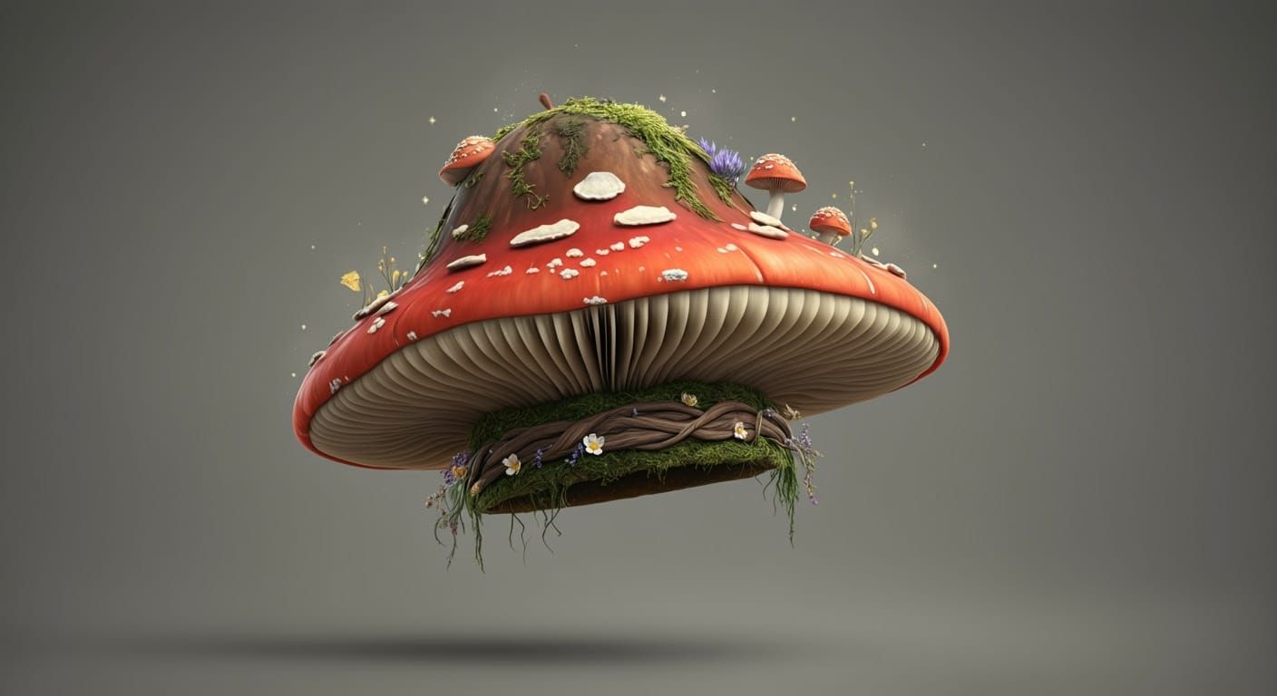 Enchanted Mushroom Hat: Whimsical Feywild Fashion