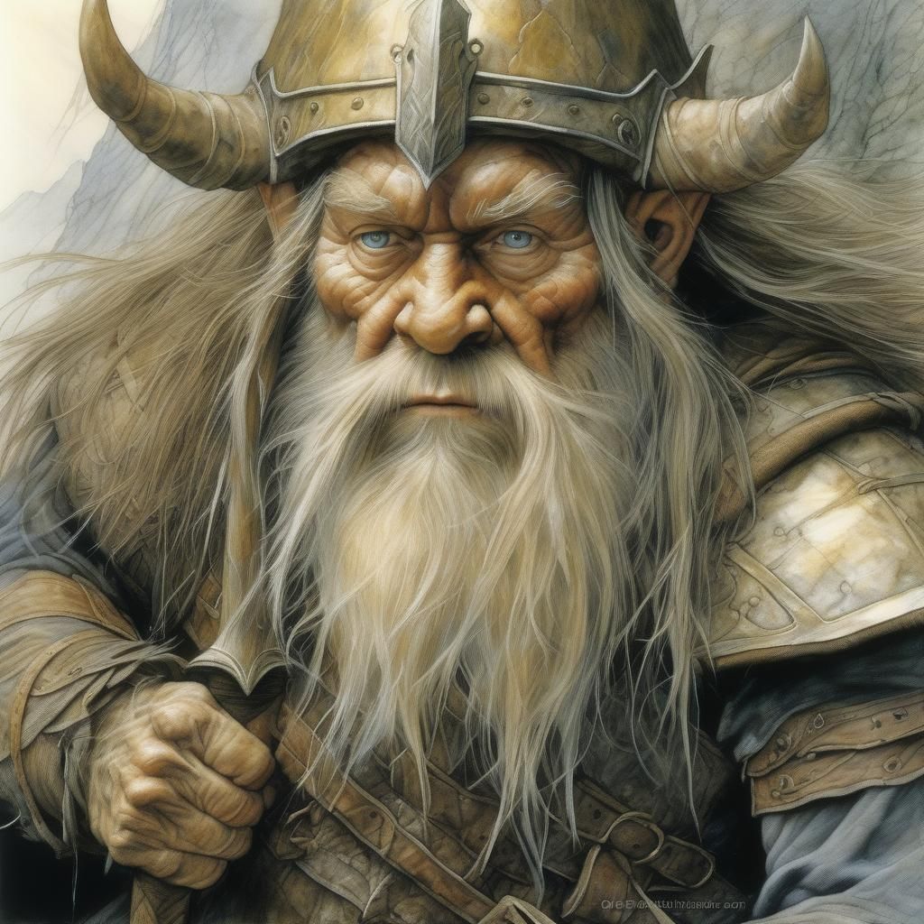 Warrior Dwarf Ready for Battle