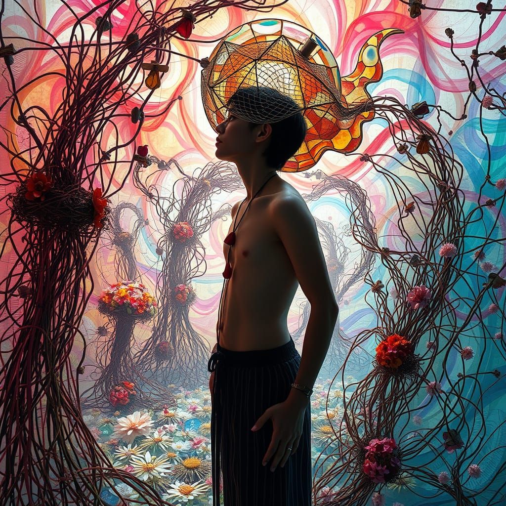 Dreamer in a Labyrinth of Beautiful Nightmares