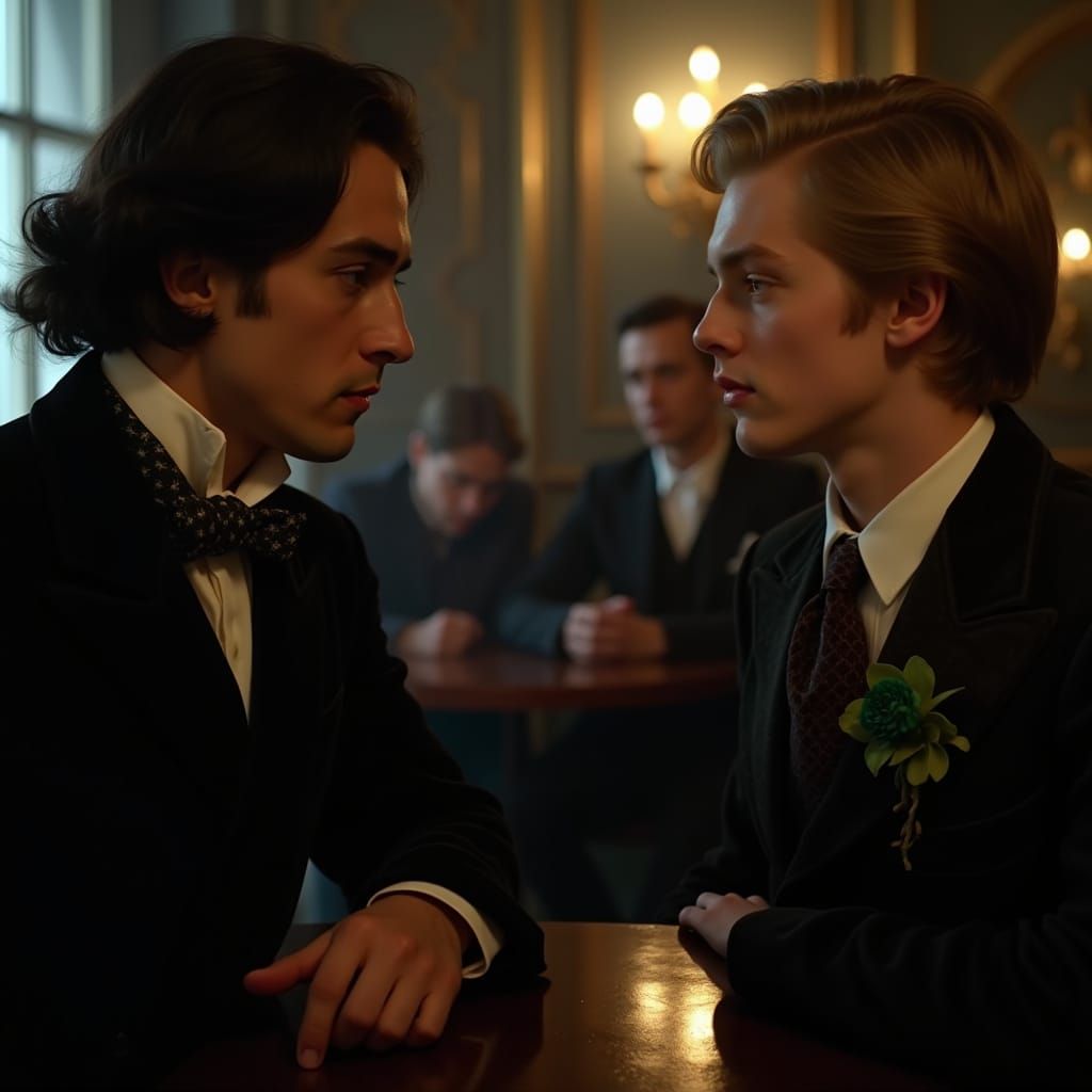 Clandestine Meeting: Oscar Wilde and Lord Alfred Douglas