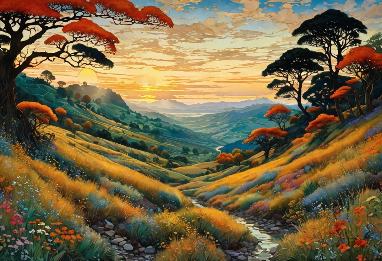 Twilight Valley Inspired by Tiffany, Hanson, and Lehr