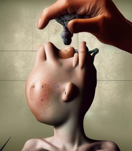 Surreal Insectoid Manifestation in Stopmotion Style